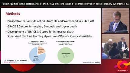 What defines risk in acute coronary syndromes 