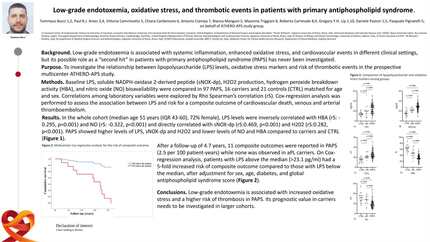 Low-grade endotoxemia, oxidative stress and thrombotic events in patients with primary antiphospholipid syndrome.