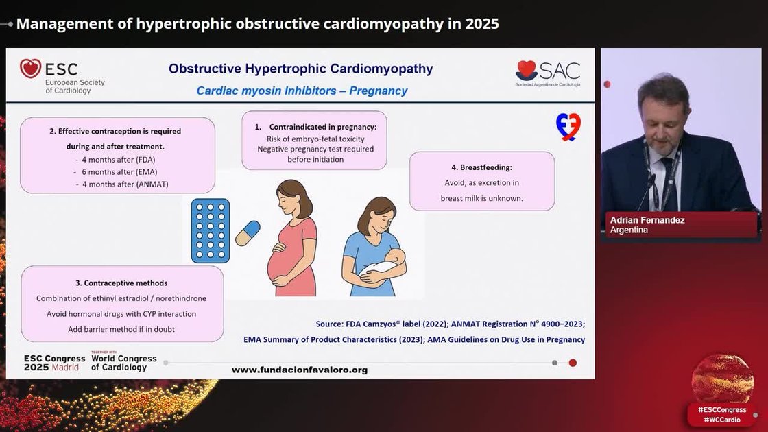 ESC 365 - Management of hypertrophic obstructive cardiomyopathy in 2025