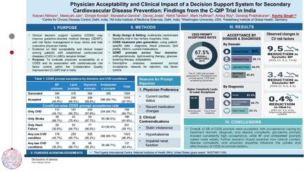 Physician acceptability and clinical impact of a decision support system for secondary cardiovascular disease prevention: findings from the C-QIP trial in India