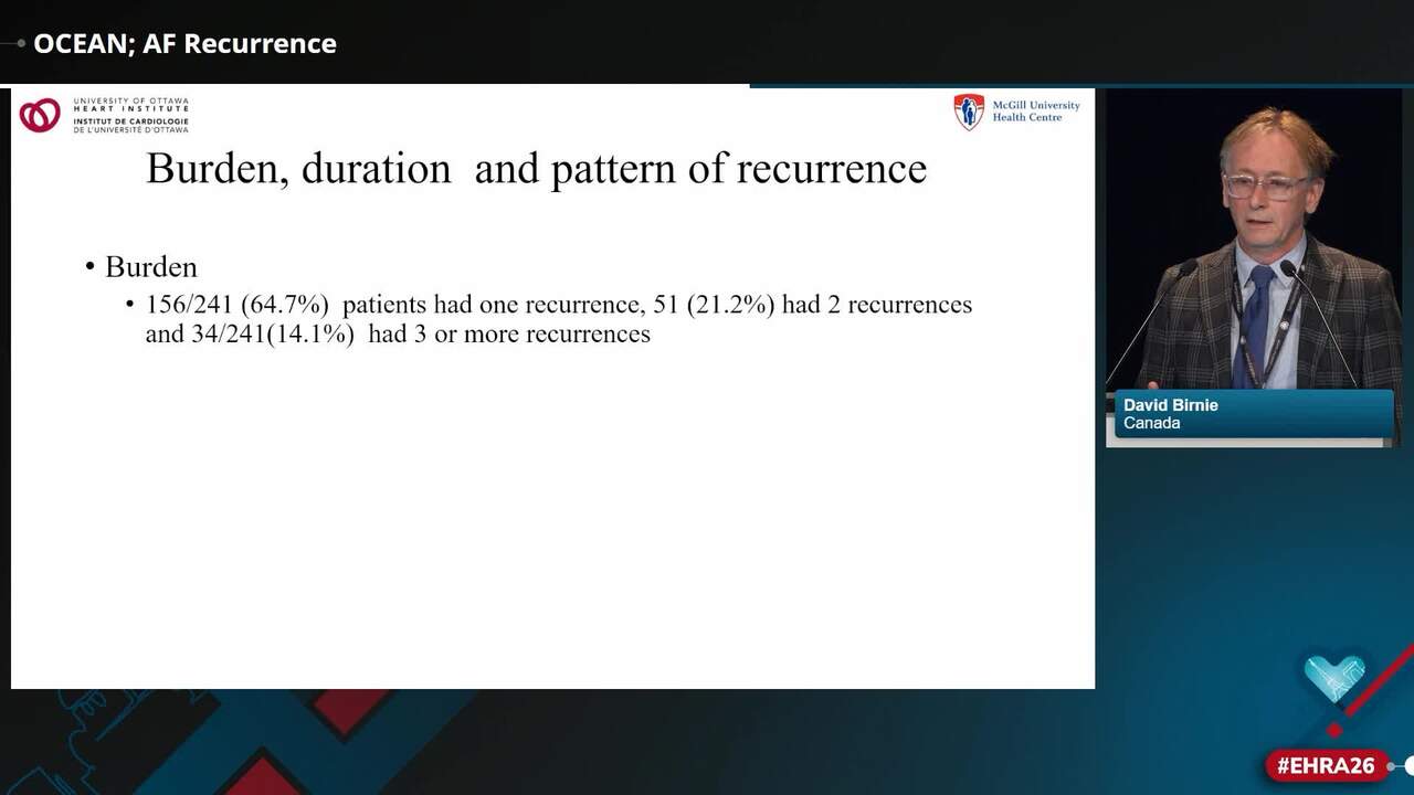 OCEAN; AF Recurrence