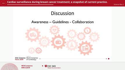 Cardiac surveillance during breast cancer treatment; a snapshot of current practice.