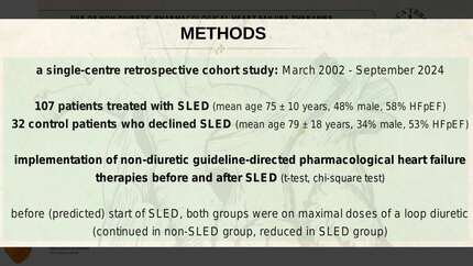 Use of non-diuretic pharmacological heart failure therapies in advanced heart failure patients with persistent congestion treated with sustained low-efficiency dialysis