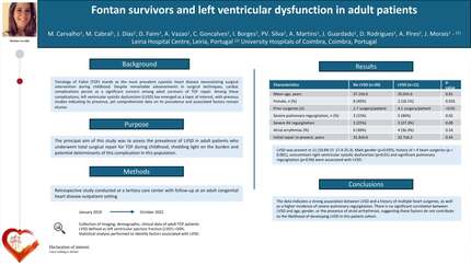 Fontan survivors and left ventricular dysfunction in adult patients