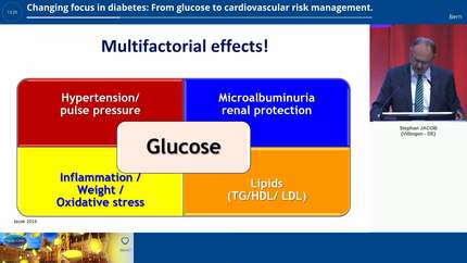 Changing focus in diabetes: From glucose to cardiovascular risk management.