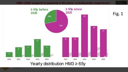HM3 LVAD support in patients over 65 years: a multicenter experience