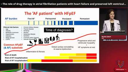 Treatment options for patients with atrial fibrillation and heart failure with preserved left ventricular function