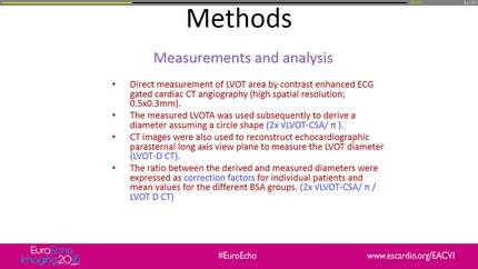 Aortic valve area using cardiac CT to improve the validity of LVOT measurement (ACTIV-LVOT study)
