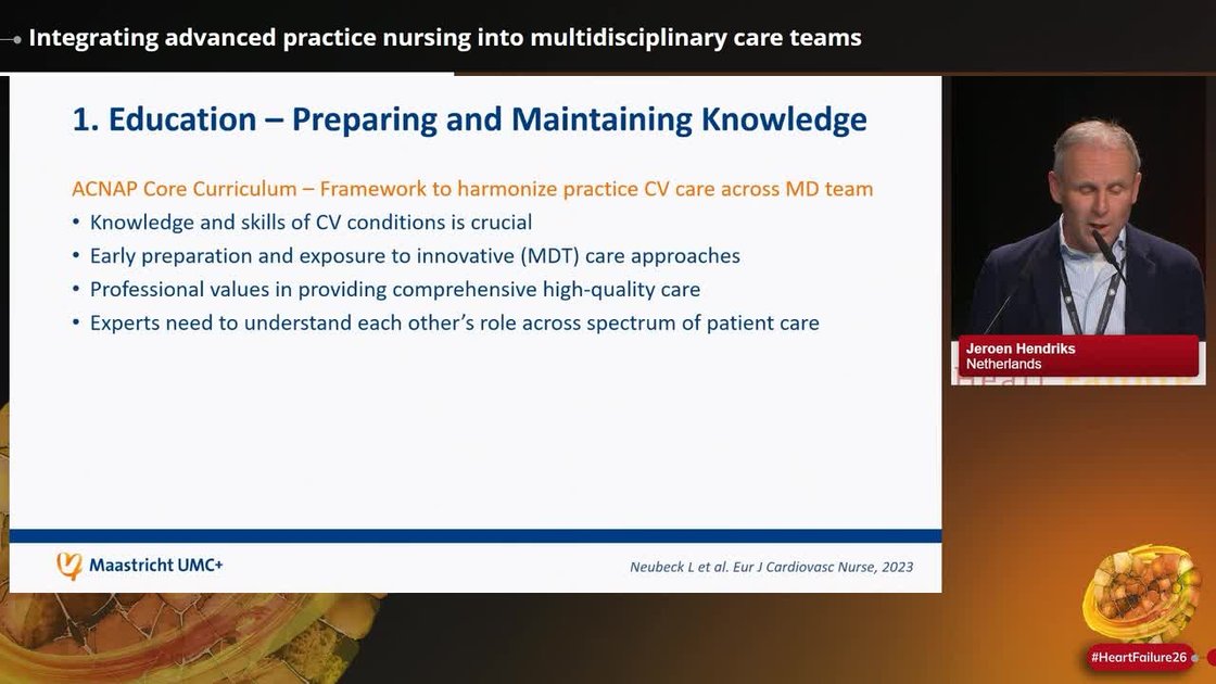ESC 365 - Integrating advanced practice nursing into multidisciplinary ...