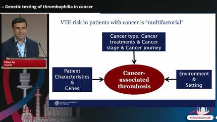 Genetic testing of thrombophilia in cancer 