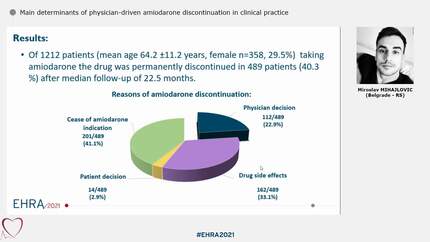 Main determinants of physician-driven amiodarone discontinuation in clinical practice
