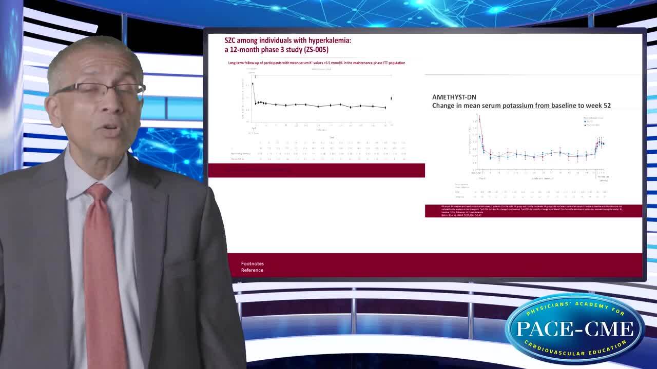How may novel potassium binders help improve the management of chronic heart failure?