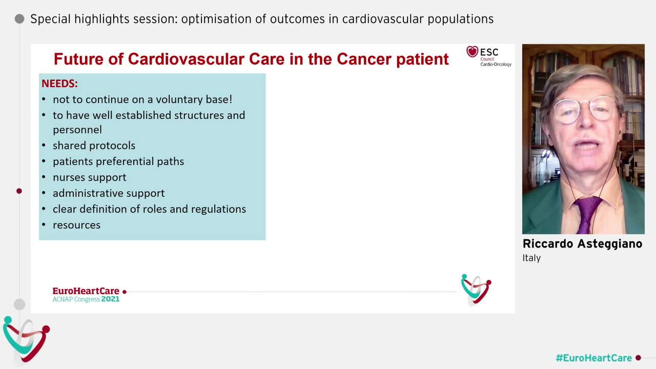 Special highlights session: optimisation of outcomes in cardiovascular populations 