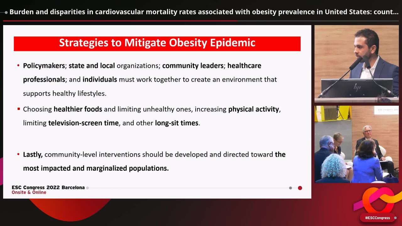 Burden and disparities in cardiovascular mortality rates associated with obesity prevalence in United States: county-level analysis from 2010 to 2019