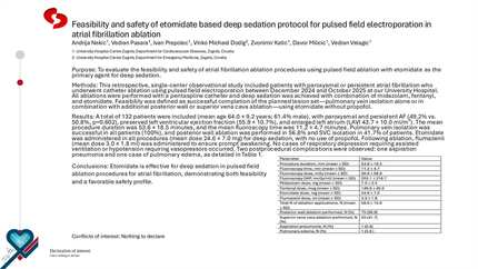 Feasibility and safety of etomidate based deep sedation protocol for pulsed field electroporation in atrial fibrillation ablation