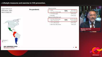 Lifestyle measures and exercise in CVD prevention.