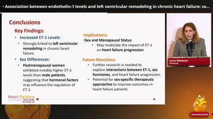 Association between endothelin-1 levels and left ventricular remodeling in chronic heart failure: sex differences and implications for disease progression