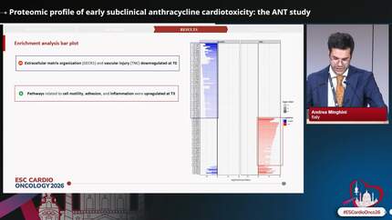 Proteomic profile of early subclinical anthracycline cardiotoxicity: the ANT study