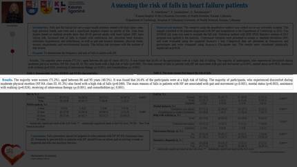 Assessing the risk of falls in heart failure patients