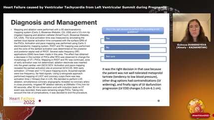 Heart Failure caused by Ventricular Tachycardia from Left Ventricular Summit during Pregnancy.