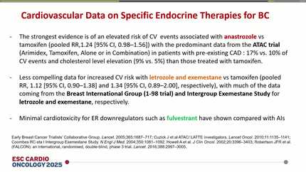 Cardiovascular issues in female patients receiving hormonal therapies / Problematiche cardiovascolari in donne in terapie ormonale