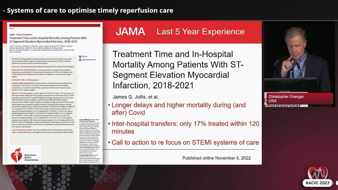 Systems of care to optimise timely reperfusion care