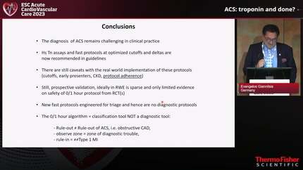 Chest discomfort and dyspnea in acute cardiac care: state of the art biomarkers in ACS and its differential diagnoses.