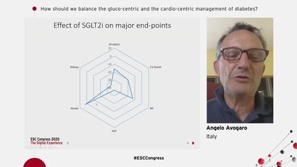 How should we balance the gluco-centric and the cardio-centric management of diabetes?