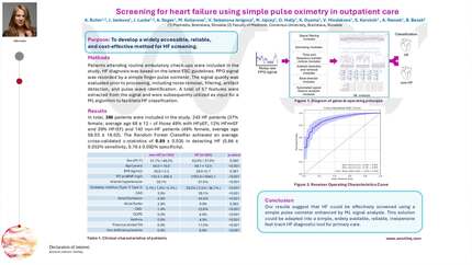 Screening for heart failure using simple pulse oximetry in outpatient care 