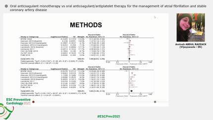 Oral anticoagulant monotherapy vs oral anticoagulant/antiplatelet therapy for the management of atrial fibrillation and stable coronary artery disease