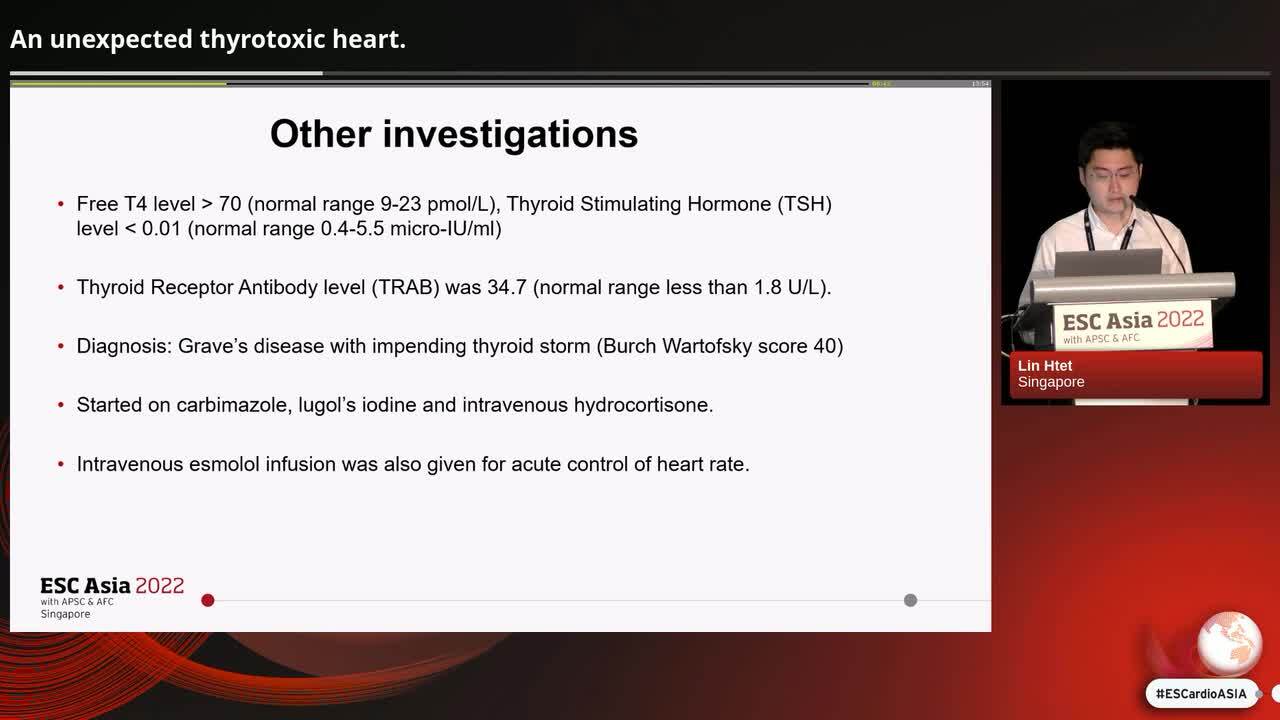 An unexpected thyrotoxic heart.