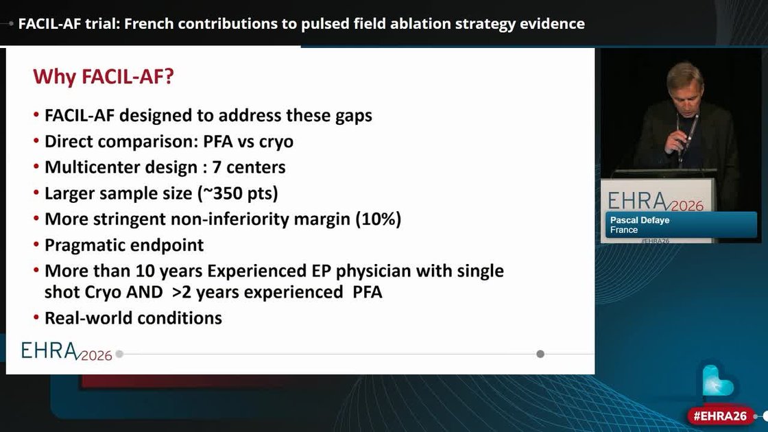 ESC 365 - FACIL-AF trial: French contributions to pulsed field ablation ...