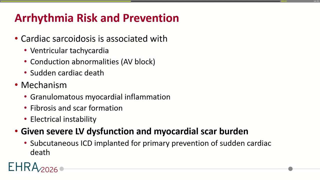 Cardiac sarcoidosis in a young female: diagnostic challenges and therapeutic approach