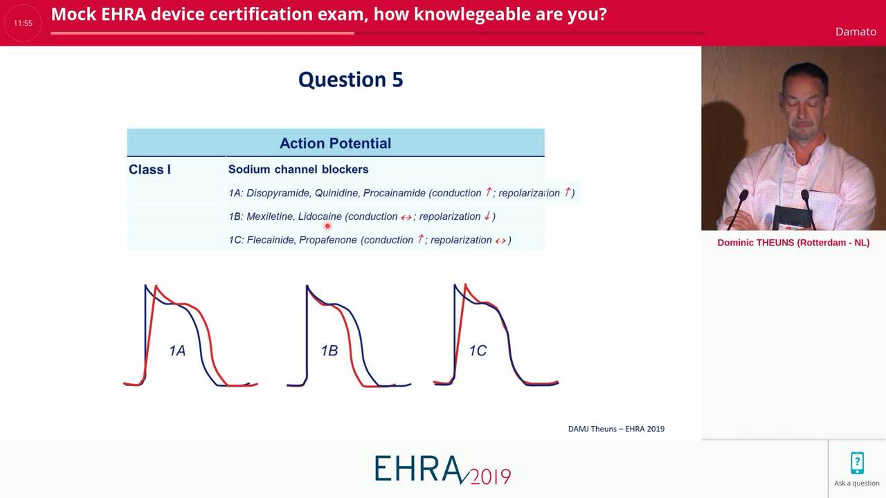 Mock EHRA device certification exam, how knowlegeable are you?