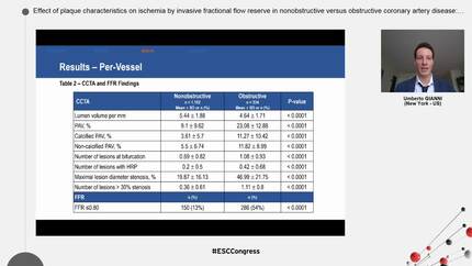 Effect of plaque characteristics on ischemia by invasive fractional flow reserve in nonobstructive versus obstructive coronary artery disease: results from the CREDENCE trial
