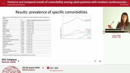 Patterns and temporal trends of comorbidity among adult patients with incident cardiovascular disease in the UK between 2000 and 2014: a population-based cohort study