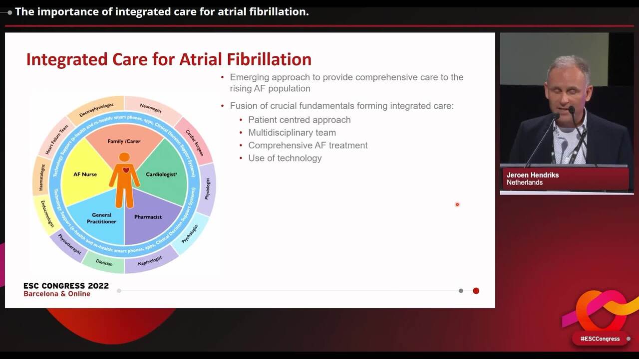 Patient education and integrated care in atrial fibrillation