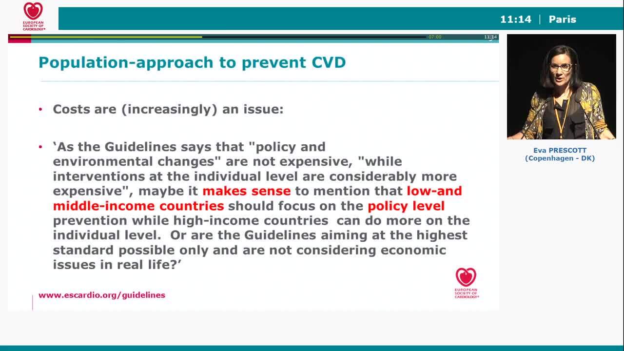 Population-approach to prevent CVD.