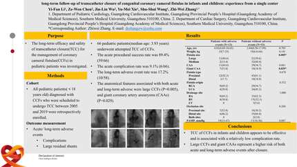 Long-term follow-up of transcatheter closure of congenital coronary cameral fistulas in infants and children: experience from a single center