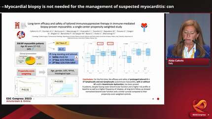 Great Debate: myocardial biopsy for the management of suspected myocarditis