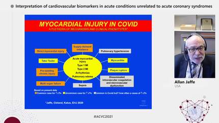 Interpretation of cardiovascular biomarkers in acute conditions unrelated to acute coronary syndromes 