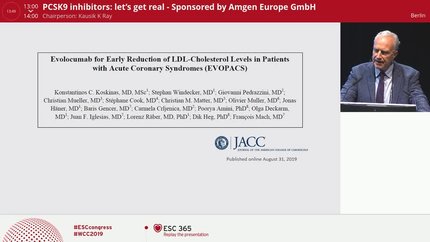 PCSK9 inhibitors - Panel discussion and close
