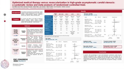 Optimized medical therapy versus revascularization in high-grade asymptomatic carotid stenosis: a systematic review and meta-analysis of randomized controlled trials