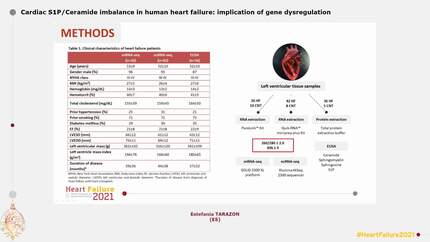 Cardiac S1P/Ceramide imbalance in human heart failure: implication of gene dysregulation