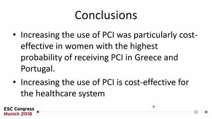 Cost-effectiveness analysis of increased use of percutaneous coronary intervention in acute coronary syndrome patients from 6 European countries.