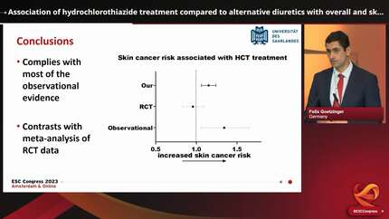 Association of hydrochlorothiazide treatment compared to alternative diuretics with overall and skin cancer risk: a propensity-matched cohort study