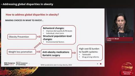 Addressing global disparities in obesity