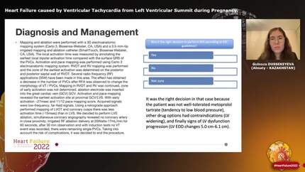 Heart Failure caused by Ventricular Tachycardia from Left Ventricular Summit during Pregnancy.