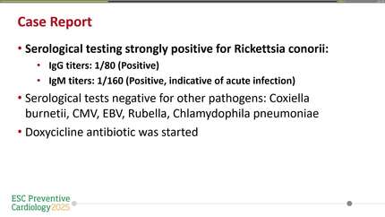 A rare case of acute myopericarditis secondary to mediterranean spotted fever