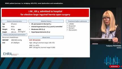 Atrial fibrillation (AF) clinical cases with focus on rhythm control and anticoagulation